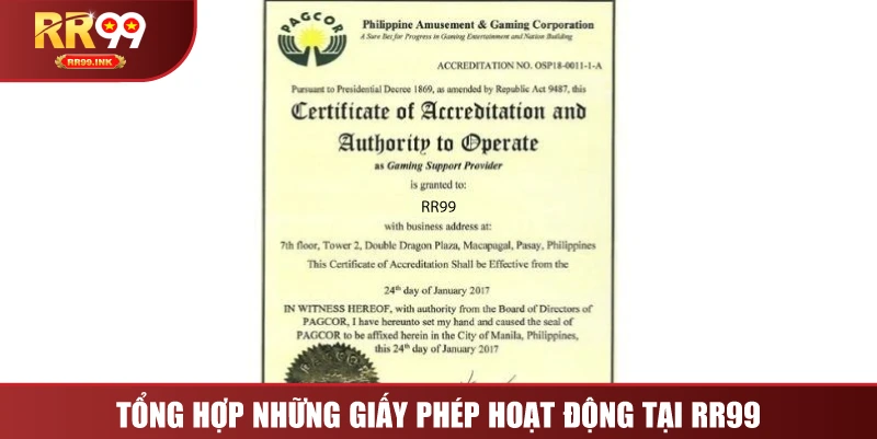 tầm quan trọng của giấy phép hoạt động